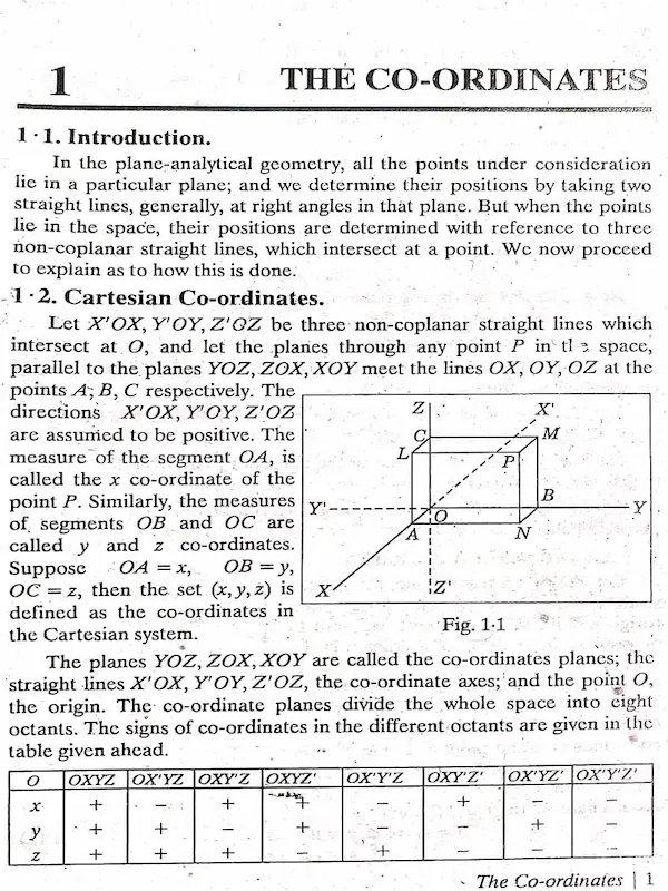 Coordinate Geometry