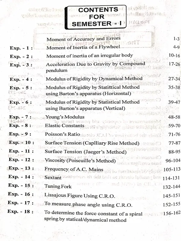 pw3 Practical Physics-I B.Sc 1st & 2nd Semester | Kanha