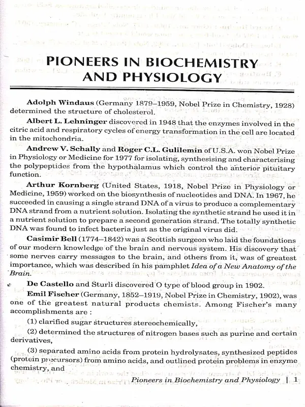 Zoology Biochemistry and Physiology of Animal BSc...