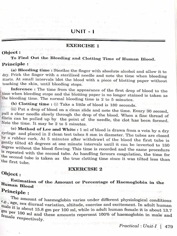 Zoology Biochemistry and Physiology of Animal BSc...