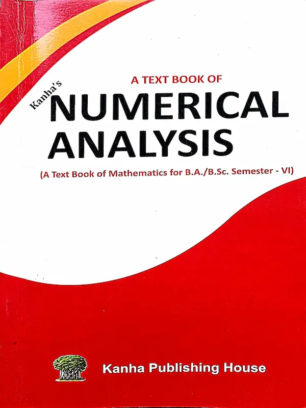 nw1 Numerical Analysis B.Sc. Semester VI Book