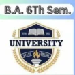 6th Sem. B.A
