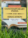 Contemporary India and Education Book B.Ed Semester 1 Agrawal Publication